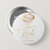 TEAM BRIDE LUFTBALLONS BUTTON (Voorkant /achterkant)