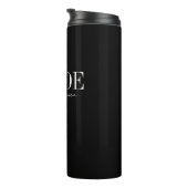 Team Bride Maid of Honor Bridal Party Tumbler Thermosbeker (Geroteerd rechts)