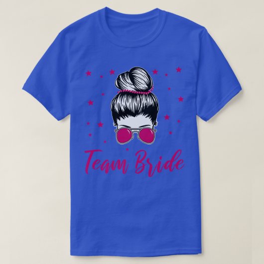 Team Bride Marry Hen Night Cool Bride T-shirt (Design voorkant)