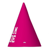 TEAM BRIDE neon roze bruiloftsfeest petten voor vo Feesthoedjes (Rechts)