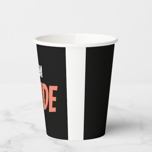 Team Bride Papieren Bekers (Links)