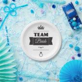 Team Bride Papieren Bordje (Feest)