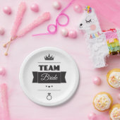 Team Bride Papieren Bordje (Feest)