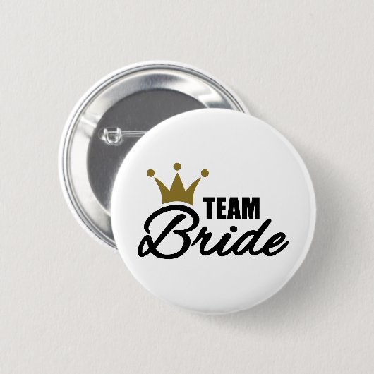 Team Bride Ronde Button 5,7 Cm (Voorkant /achterkant)
