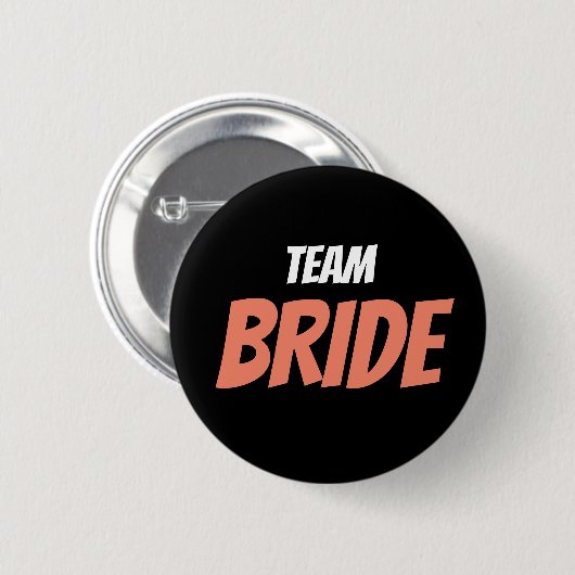 Team Bride Ronde Button 5,7 Cm (Voorkant /achterkant)