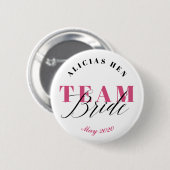TEAM BRIDE RONDE BUTTON 5,7 CM (Voorkant /achterkant)