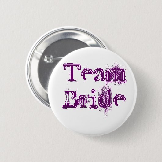 Team Bride Ronde Button 5,7 Cm (Voorkant /achterkant)