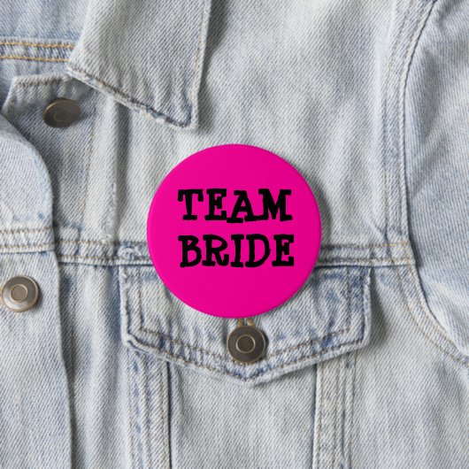 TEAM BRIDE RONDE BUTTON 7,6 CM (In situ)
