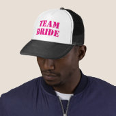 TEAM BRIDE roze bachelorette-trucker Trucker Pet (In situ)