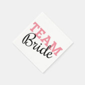 Team Bride Roze Manuscript Servetten (Hoek)