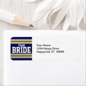 Team Bride Sports Jersey Etiket (Insitu)