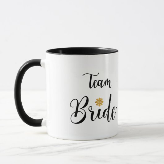 Team Bride Stylish Coffee Mok (Links)