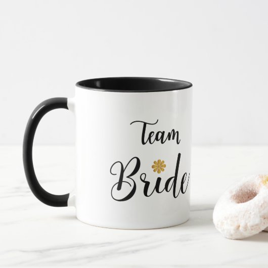 Team Bride Stylish Coffee Mok (Met donut)