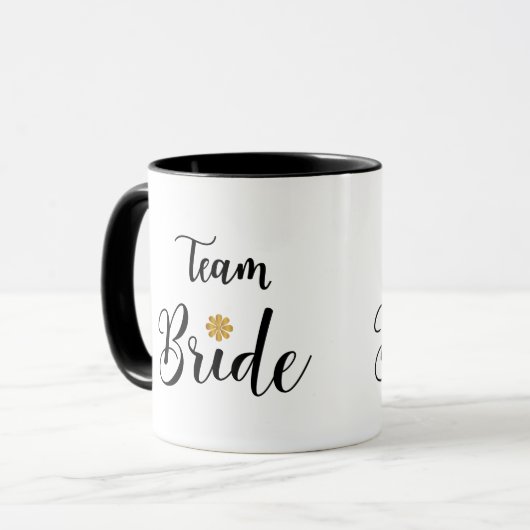 Team Bride Stylish Coffee Mok (Voorkant links)