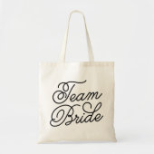 Team Bride Tote Bag (Voorkant)