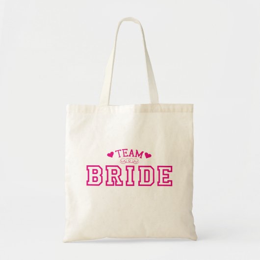 Team Bride Tote Bag (Voorkant)