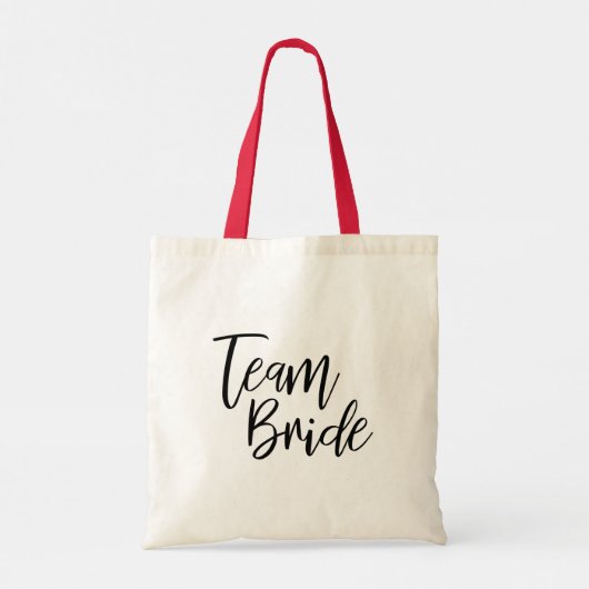 Team Bride Tragetasche JGA Tote Bag (Achterkant)