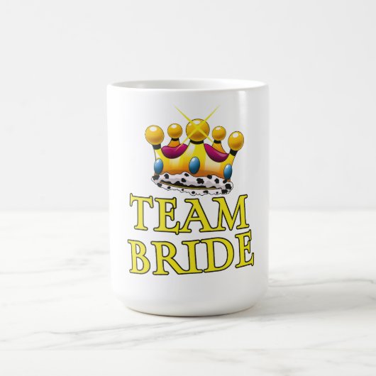 Team Bride trouwkroon Magische Mok (Midden)
