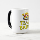 Team Bride trouwkroon Magische Mok (Voorkant links)