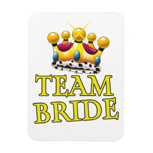 Team Bride trouwkroon Magneet