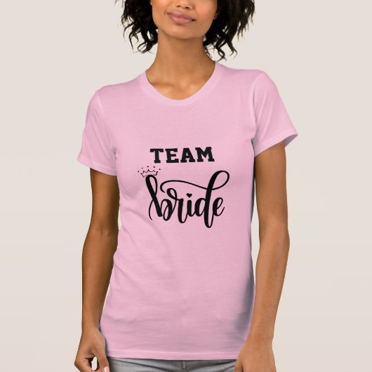 Team Bride Tshirt (Voorkant)