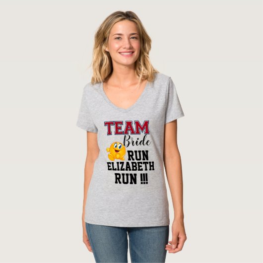 Team Bride TShirt (Voorkant volledig)