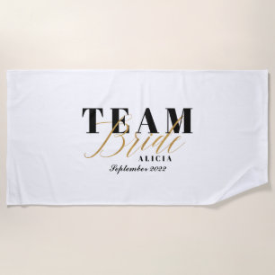 TEAM BRIDE Twee-tonig Strandlaken