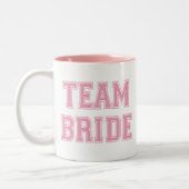 Team Bride Tweekleurige Koffiemok (Links)