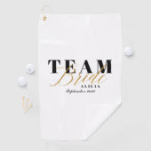 TEAM BRIDE Two-Tone Golfhanddoek (Insitu)
