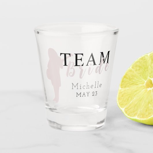 TEAM BRIDE Two-Tone Shot Glas (Voorkant)
