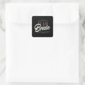 Team Bride Vierkante Sticker (Tas)