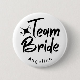 Team Bride Vrijgezellenfeest Button