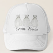 Team BRIDE Wedding Dress Gown Bridal Party Pet (Voorkant)