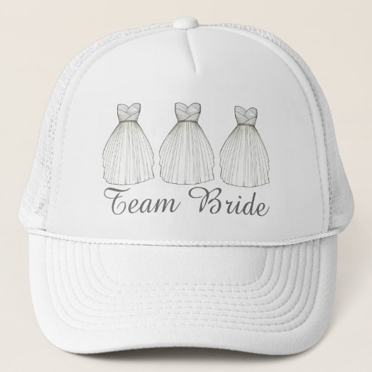 Team BRIDE Wedding Dress Gown Bridal Party Pet (Voorkant)