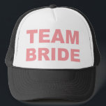Team Bride Wedding Hen Party Trucker Pet<br><div class="desc">Team Bride Wedding Hen Party</div>