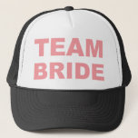 Team Bride Wedding Hen Party Trucker Pet<br><div class="desc">Team Bride Wedding Hen Party</div>