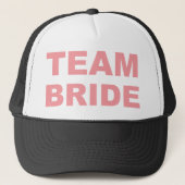 Team Bride Wedding Hen Party Trucker Pet (Voorkant)