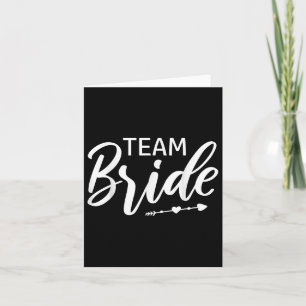 Team Bride Wedding Party Kaart