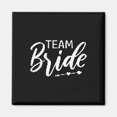 Team Bride Wedding Party Magneet (Voorkant)