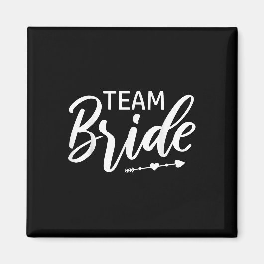 Team Bride Wedding Party Magneet (Voorkant)