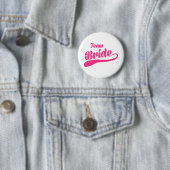 Team Bride Wedding Ronde Button 5,7 Cm (In situ)