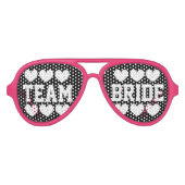Team bridesmaid bachelorette party shades aviator zonnebril (Voorkant)