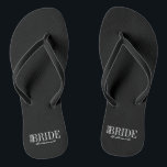 Team Bridesmaid Bridal Party Teenslippers<br><div class="desc">Pas de aangepaste tekst hierboven aan. U kunt extra coördinerende punten in ons collectie "voor de Bride van het Team"vinden.</div>