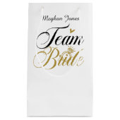 Team Brids aanpasbare bruiloft partij Klein Cadeauzakje (Voorkant)