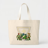 Team Brightvale Groep Grote Tote Bag (Voorkant)