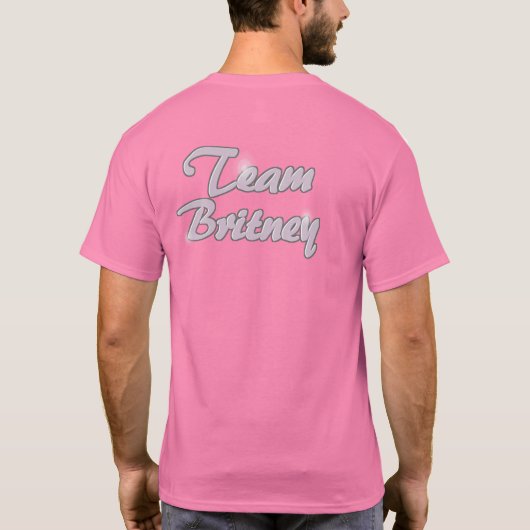 Team Britney T-shirt (Achterkant)