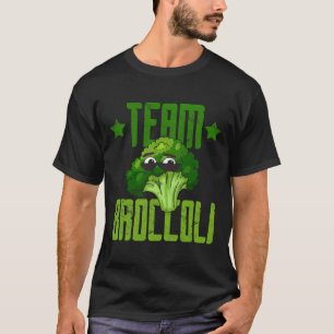 Team Broccoli Cool Broc met Shades Go Vegan T-shirt