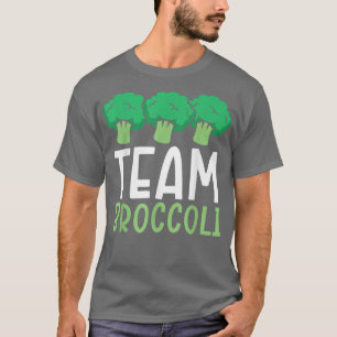 Team Broccoli Vegan Lover Vegetable Healthy Vegeta T-shirt
