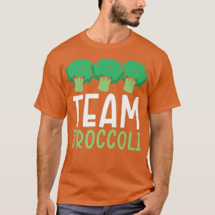 Team Broccoli Vegan Lover Vegetable Healthy Vegeta T-shirt