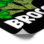 Team Broccoli Vegan Vegetarian Vegetable Lover Poster (Hoek)